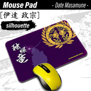 Date Masamune [Mouse Pad] Sengoku Busho Shogun kamon daimyou