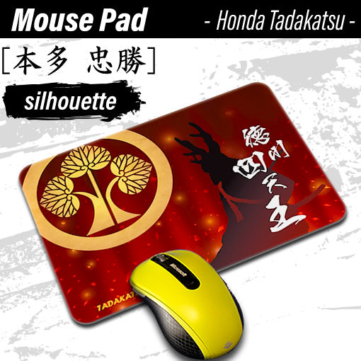 Honda Tadakatsu [Mouse Pad] Sengoku Busho Shogun kamon daimyou