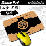 Honda Tadakatsu [Mouse Pad] Sengoku Busho Shogun kamon daimyou