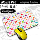 Imagawa Yoshimoto [Mouse Pad] Sengoku Busho Shogun kamon daimyou