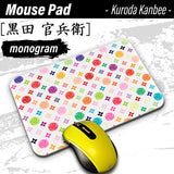 Kuroda Kanbee [Mouse Pad] Sengoku Busho Shogun kamon daimyou