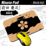 Maeda Keiji [Mouse Pad] Sengoku Busho Shogun kamon daimyou