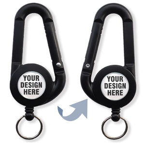 Web deco Reel keychain [double-sided carabiner]